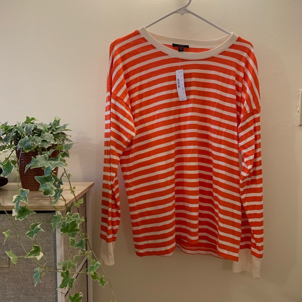 NWT J.Crew Striped Long Sleeve Tee
